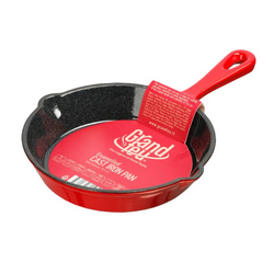 Grand Feu Geëmailleerde gietijzeren pan - 15,5 cm. - rood