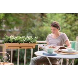 elho green basics balkonbak allin1 70cm mild terra - afbeelding 4