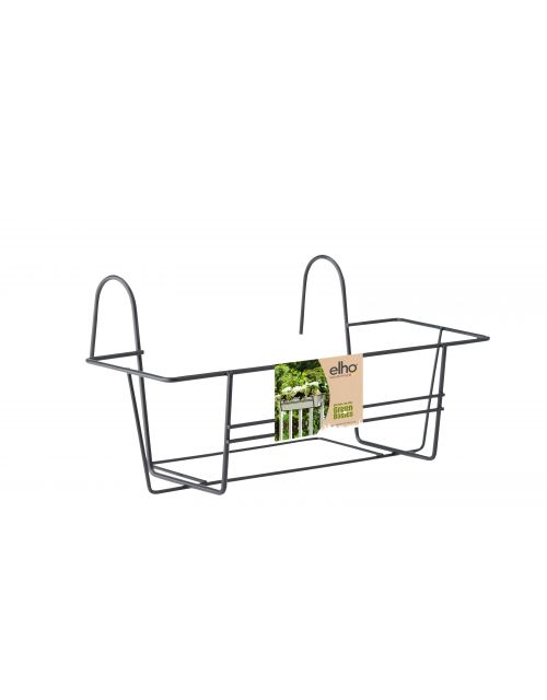 elho green basics balkonrek 50cm antraciet - afbeelding 1