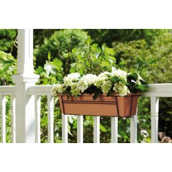 elho green basics balkonrek 80cm antraciet - afbeelding 2