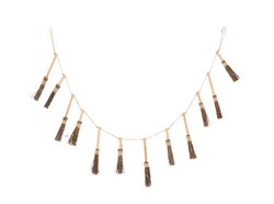 Guirlande 12 bezems l100h20 naturel