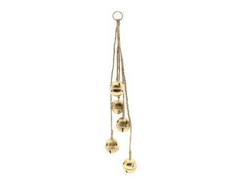 Guirlande snowbell l60d6cm goud