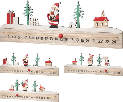 H&S ADVENT KALENDER NATUREL 3ASS D - afbeelding 1