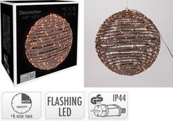 H&S BAL HANGDECO WW LED 35CM - afbeelding 1