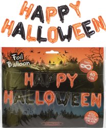 H&S Ballon Folie Happy Halloween