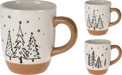 H&S Beker Kerstboom 10Cm 2Ass