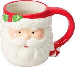 H&S BEKER KERSTMAN 10CM 440ML 2ASS - afbeelding 3