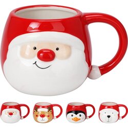 H&S Beker Kerstvorm 4Ass