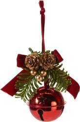 H&S BEL HANGDECO 4ASS ROOD - afbeelding 2