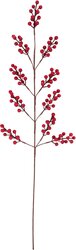 H&S BESSENTAK KERST 95CM ROOD
