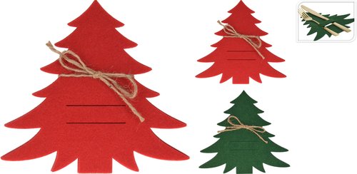 H&S Bestekhouder Kerstboom - afbeelding 1
