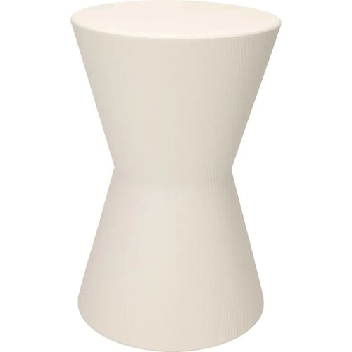 H&S Bijzettafel Dia29X45Cm Off Whi