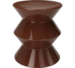 H&S Bijzettafel Dia31X36Cm Bruin