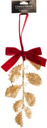 H&S BLAD HANGDECO 20CM 4ASS GOUD - afbeelding 5