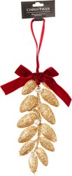 H&S BLAD HANGDECO 20CM 4ASS GOUD - afbeelding 2