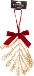 H&S BLAD HANGDECO 20CM 4ASS GOUD - afbeelding 3