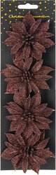 H&S BLOEM OP CLIP GLITTER SET4 12A - afbeelding 4