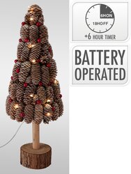 H&S BOOM DENNENAPPEL 20LED 50CM - afbeelding 1