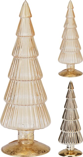 H&S BOOM GLAS 25CM C.GOUD 2ASS - afbeelding 1