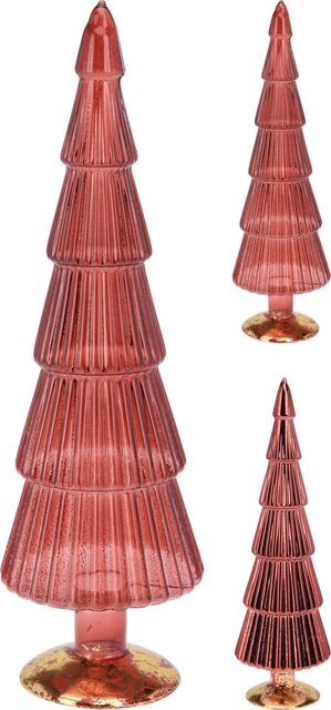 H&S Boom Glas 25Cm Rood 2Ass