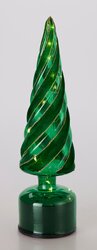 H&S BOOM GLAS TWINKEL 33CM GROEN - afbeelding 3
