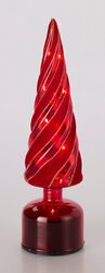 H&S BOOM GLAS TWINKEL 33CM ROOD - afbeelding 3