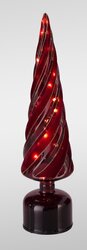 H&S BOOM GLAS TWINKEL LED 39CM BUR - afbeelding 3