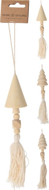 H&S Boom Hangdeco 28Cm Naturel 3As