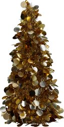 H&S BOOM TINSEL 46CM DONKER GOUD