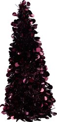 H&S BOOM TINSEL 60CM BORDEAUX