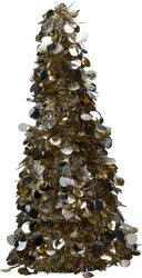 H&S BOOM TINSEL 60CM CHAMPAGNE