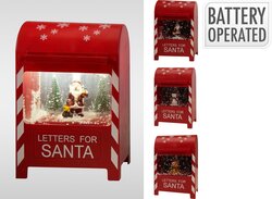 H&S BRIEVENBUS KERST 15X10X23CM - afbeelding 1