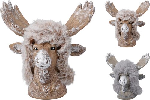 H&S BUSTE ELAND 11CM 2ASS KLEUR - afbeelding 1