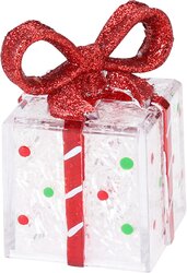 H&S CADEAU MET GLITTER EN LED 75MM - afbeelding 4