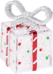 H&S CADEAU MET GLITTER EN LED 75MM - afbeelding 3