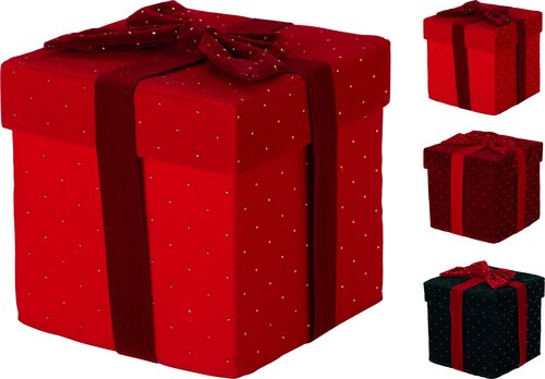 H&S CADEAUDOOS 20CM 3ASS DESIGN - afbeelding 1
