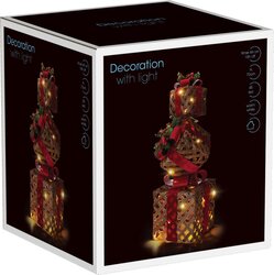 H&S CADEAUDOZEN VIERKANT 73CM RD - afbeelding 3