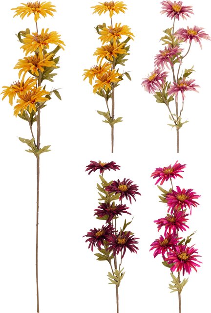 H&S CHRYSANT KUNSTBLOEM 4ASS - afbeelding 1