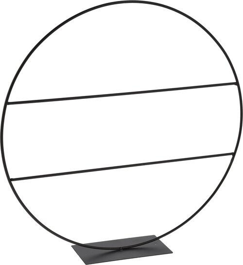 H&S Cirkel Metaal Kl Zwart 58Cm