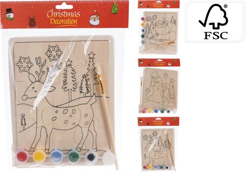 H&S DECOSET KERST PUZZEL 3ASS