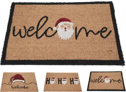H&S DEURMAT 3 ASSORTED KERST DESIG - afbeelding 1