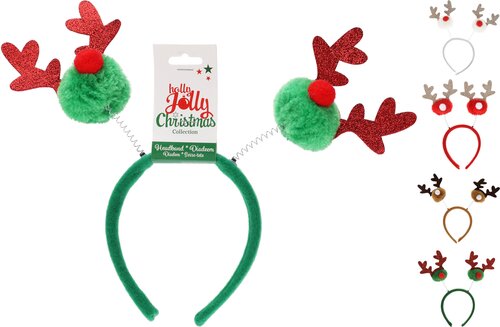 H&S DIADEEM RENDIER 28CM 4ASS - afbeelding 1