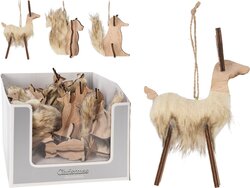 H&S Dieren 3D Hangdeco 11Cm 3Ass D