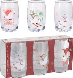 H&S DRINKGLAS SET 3STS GNOME - afbeelding 1