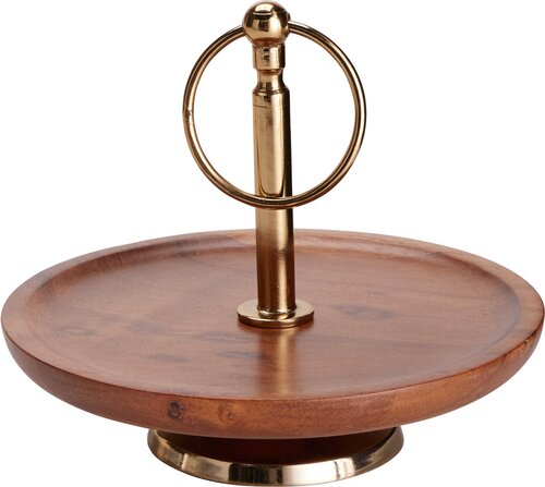 H&S ETAGERE 13CM ACACIA