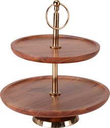 H&S ETAGERE 28CM ACACIA