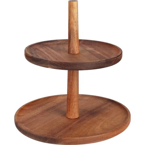 H&S Etagere Acacia 2 Laags