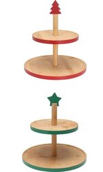 H&S Etagere Bamboe 2 Laags 2As