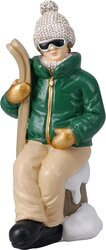 H&S FIGUUR MET SKIES 9X7X15CM 2ASS - afbeelding 3