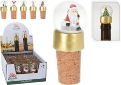 H&S Fles Stop 5Ass Kerst Design